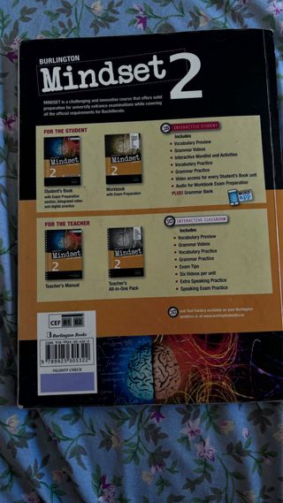 Libro Burlington Mindset 2 Bachillerato