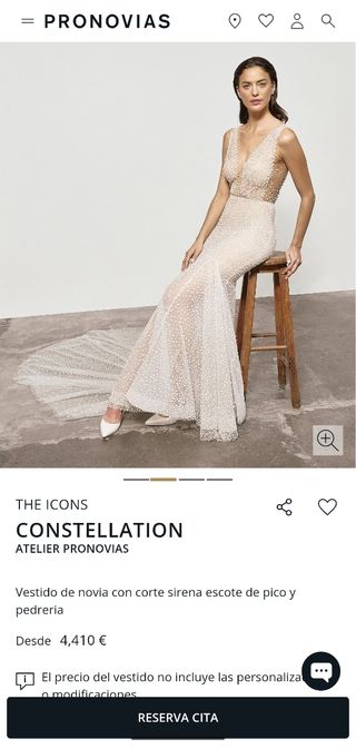 Vestido de novia Pronovias Atelier