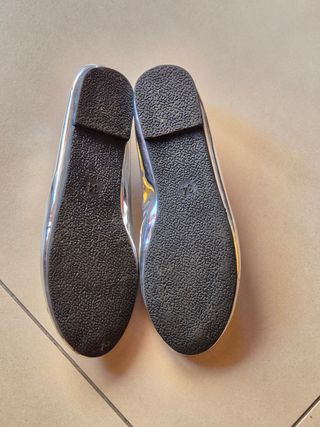 Ballerine bimba argento - 34