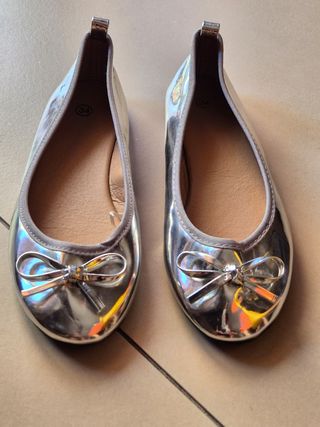 Ballerine bimba argento - 34