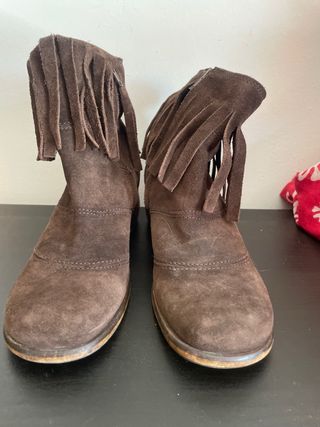 Botines ante marrón | Botas boho