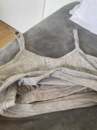 Top Lefties Gris - Tirantes