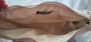 Bolso beige niña - 2 bolsillos