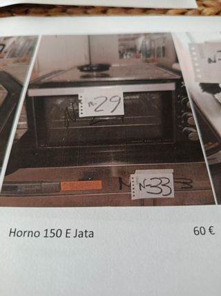 Horno Jata 150E - usado