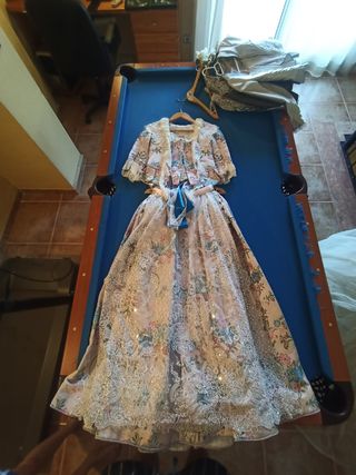 Vestido Fallera: multicolor, encaje