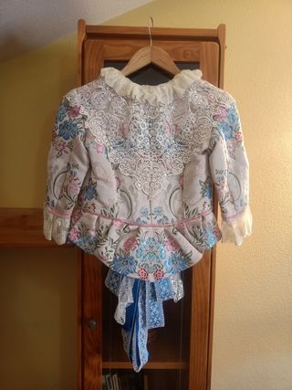 Vestido Fallera: multicolor, encaje