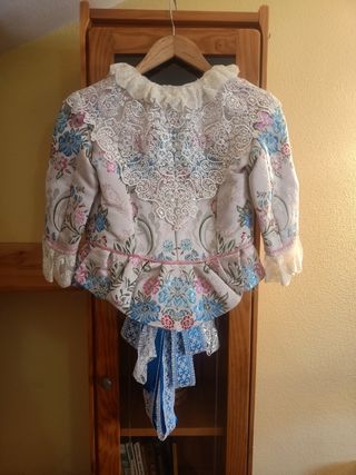 Vestido Fallera: multicolor, encaje