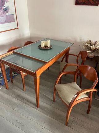 Pack salón, mueble, mesa y sillas*Muy buen estado*