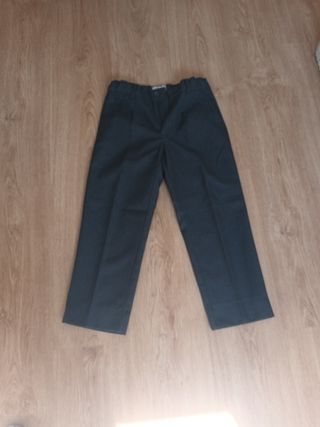 Pantalones Uniforme Gris - Largo
