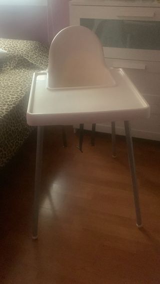 Trona bebé blanca - impecable