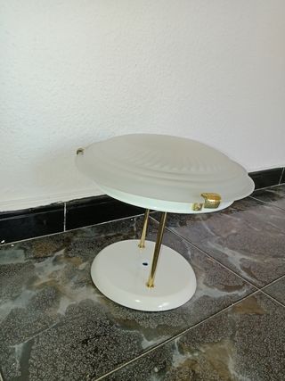 Lámpara techo vintage blanco-dorado