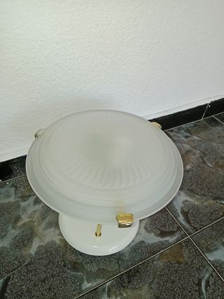 Lámpara techo vintage blanco-dorado