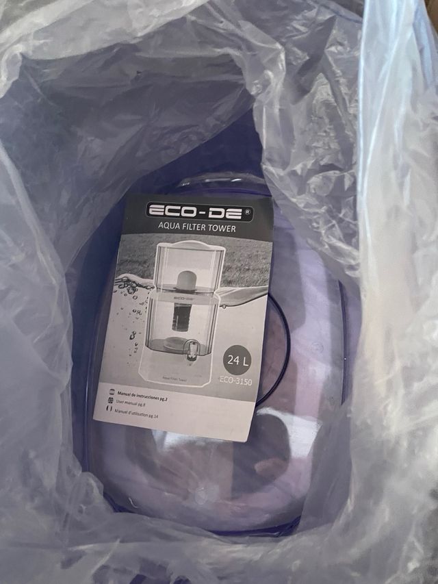 lote de REPUESTOS Torre Filtro Agua Eco-De 24L