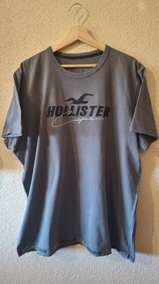 Camiseta Hollister gris
