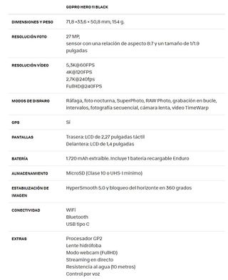 Mochila GoPro + Cámara GoPro