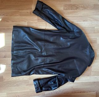 Abrigo de piel de zorro marrón Ivonne