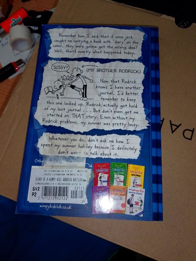 Lote 5 Libros Diario de Greg