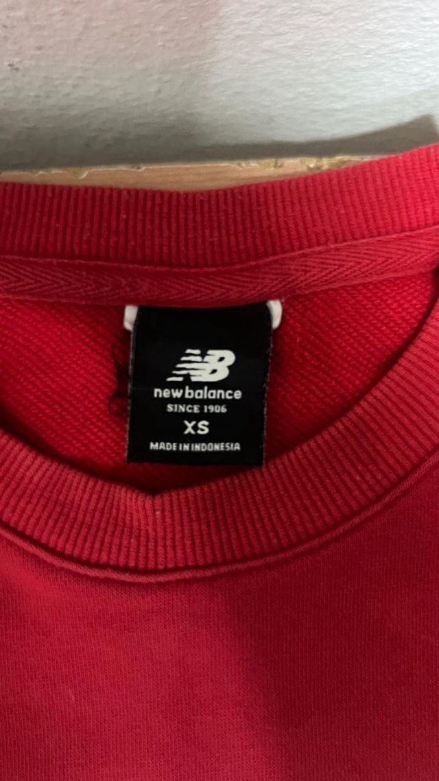 Sudadera New Balance roja