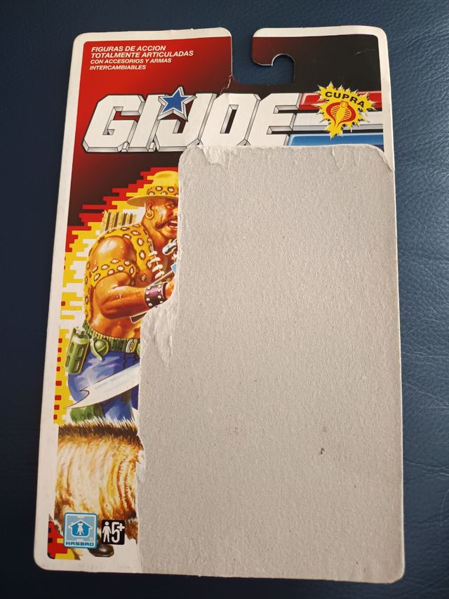 Cartón GI Joe Jabato