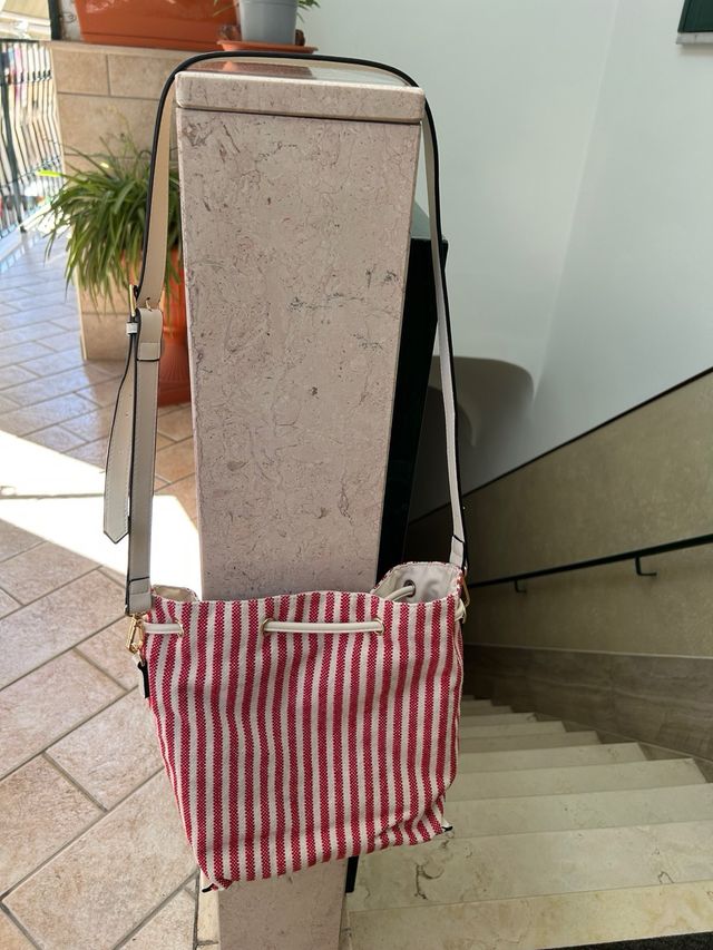 2 Borse Camomilla Milano - Beige&Rosso