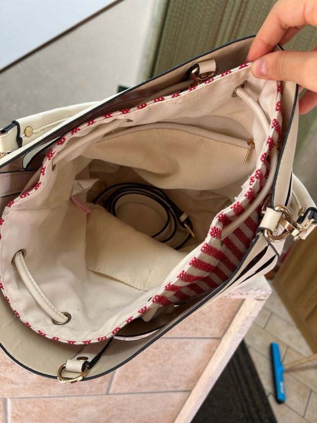 2 Borse Camomilla Milano - Beige&Rosso