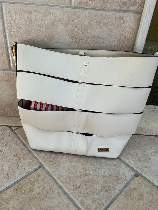 2 Borse Camomilla Milano - Beige&Rosso