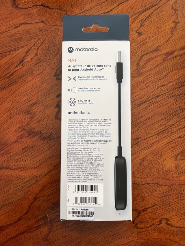 ANDROID AUTO MOTOROLA MA1