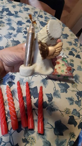 Decorazioni Natale: angioletti & candele