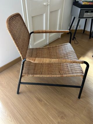 Butaca Ikea Ulriksberg marrón-negra