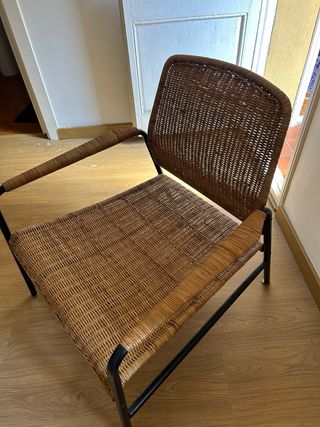 Butaca Ikea Ulriksberg marrón-negra