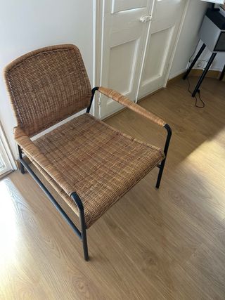 Butaca Ikea Ulriksberg marrón-negra