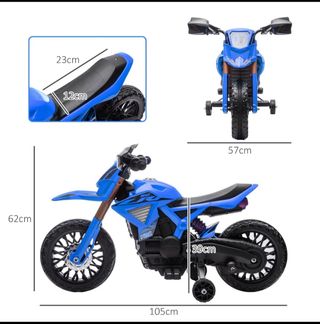 Moto eléctrica infantil, +3 años