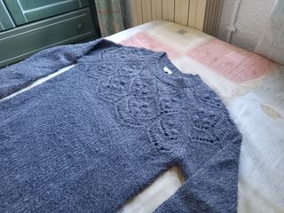 Jersey punto gris - Talla 13-14