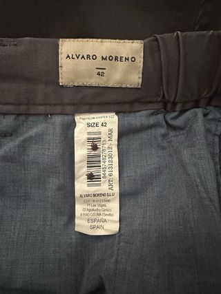 Pantalón chino azul Álvaro Moreno