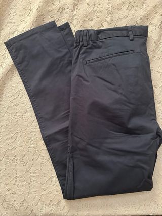 Pantalón chino azul Álvaro Moreno