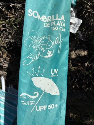 Sombrilla playa Decathlon