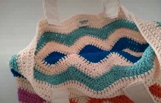 Bolso crochet multicolor