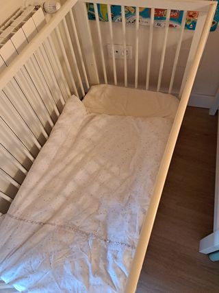 Cuna bebé Ikea blanca