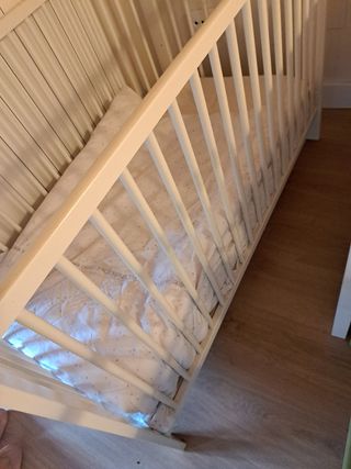 Cuna bebé Ikea blanca