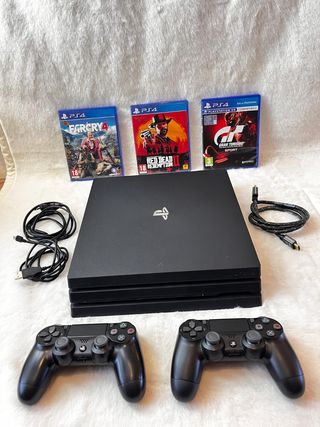 PS4 Pro 1TB + 2 Controller + 3giochi + HDMI 8K 