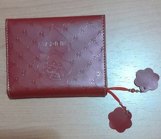 Monedero rojo - cartera corazón