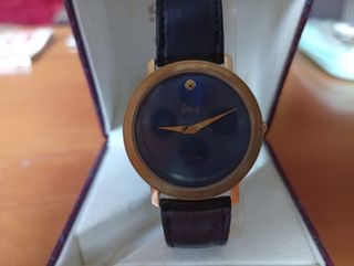 Orologio Estalord blu e oro