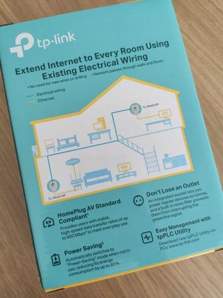 TP-LINK - Kit de Adaptadores Powerline AV600