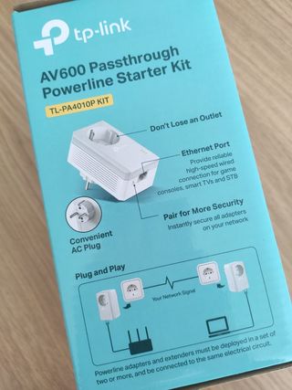 TP-LINK - Kit de Adaptadores Powerline AV600