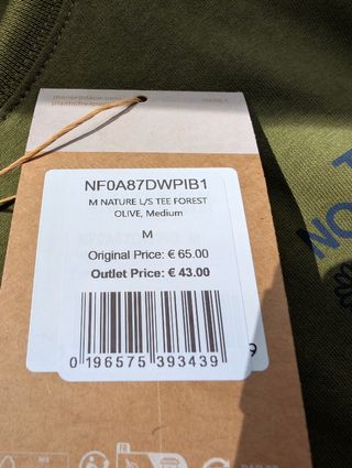 The North Face. Camiseta manga larga Talla M 