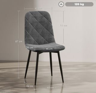 4 Sillas Grises - Comedor