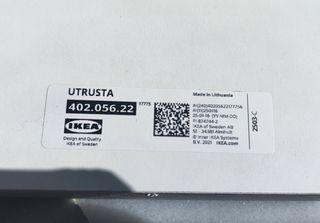 Gratis! Balda IKEA UTRUSTA blanca 40x37cm