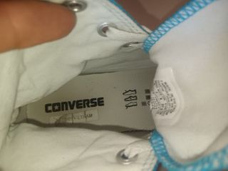 Converse turquesa altas