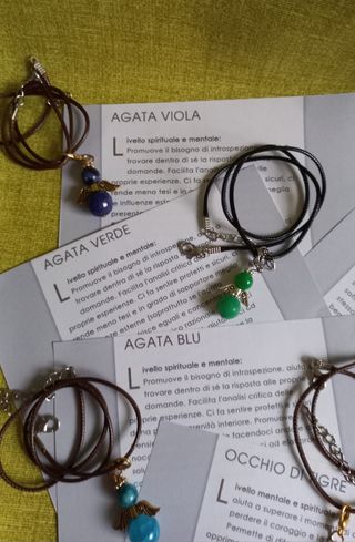 Collane angeli pietra semipreziosa