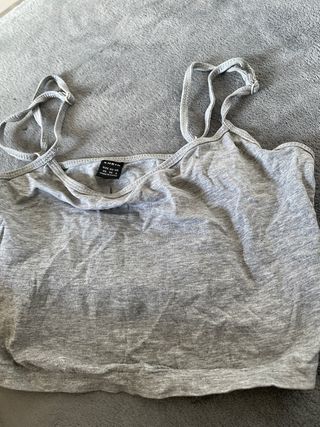 Top SHEIN gris XS